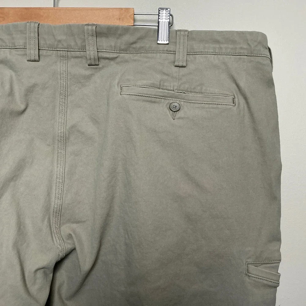 Duluth Flex Ballroom Khaki Pants Mens 46x32 Relaxed Fit Chino Work Pants